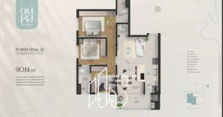 Residencial Aura - Apartamento com 3 Suítes em Balneário Piçarras