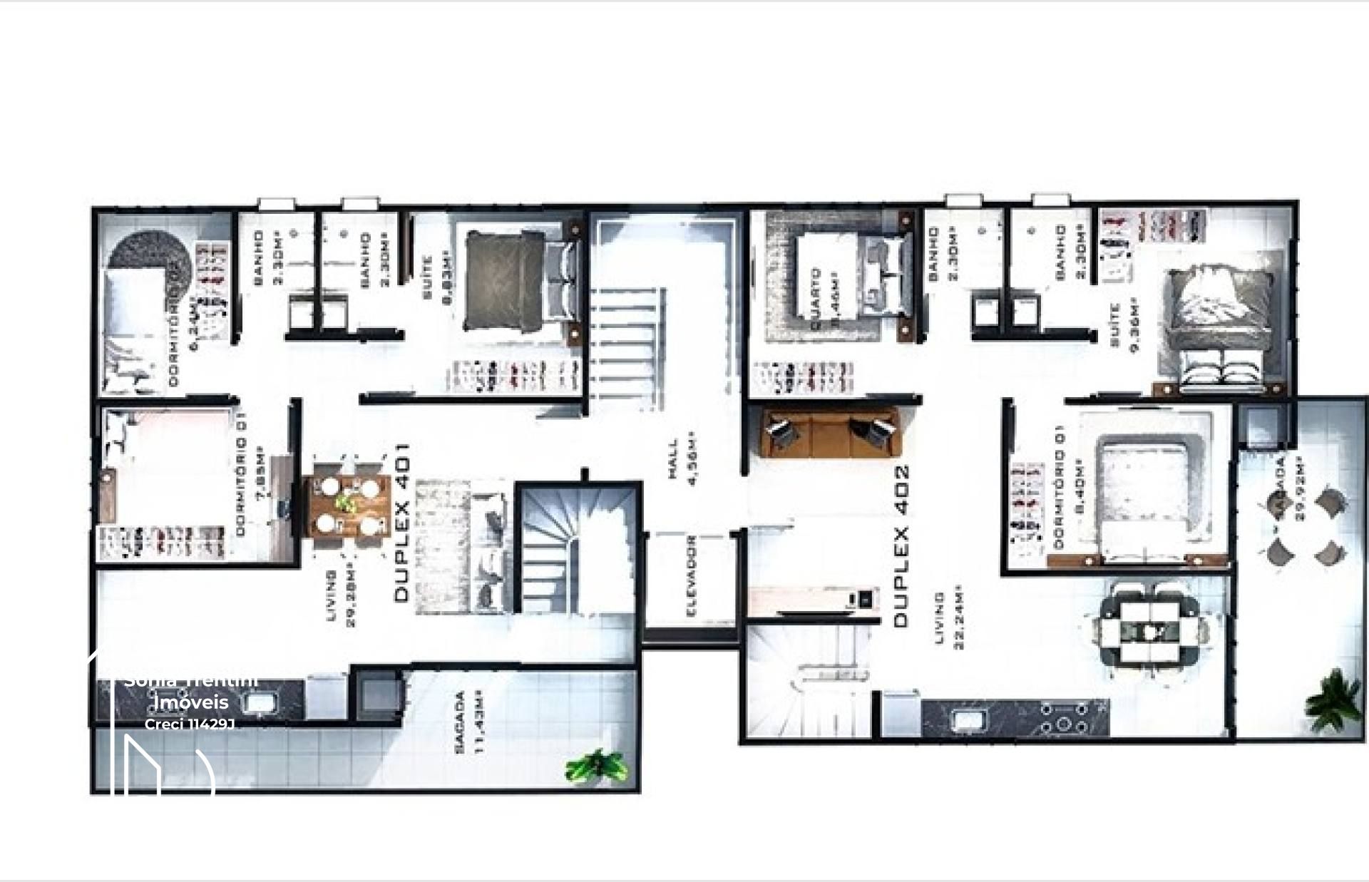 Residencial Green Beach - Cobertura Duplex em Itajuba - Barra Velha