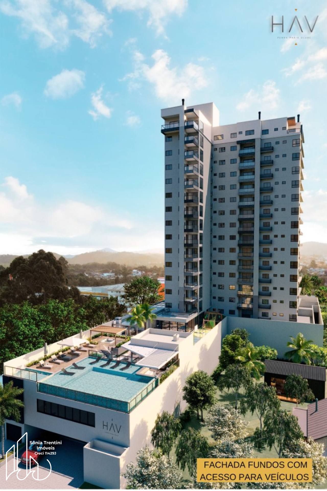 Hav Penha Club Praia - Apartamento Com 2 Suítes no Centro - em Penha