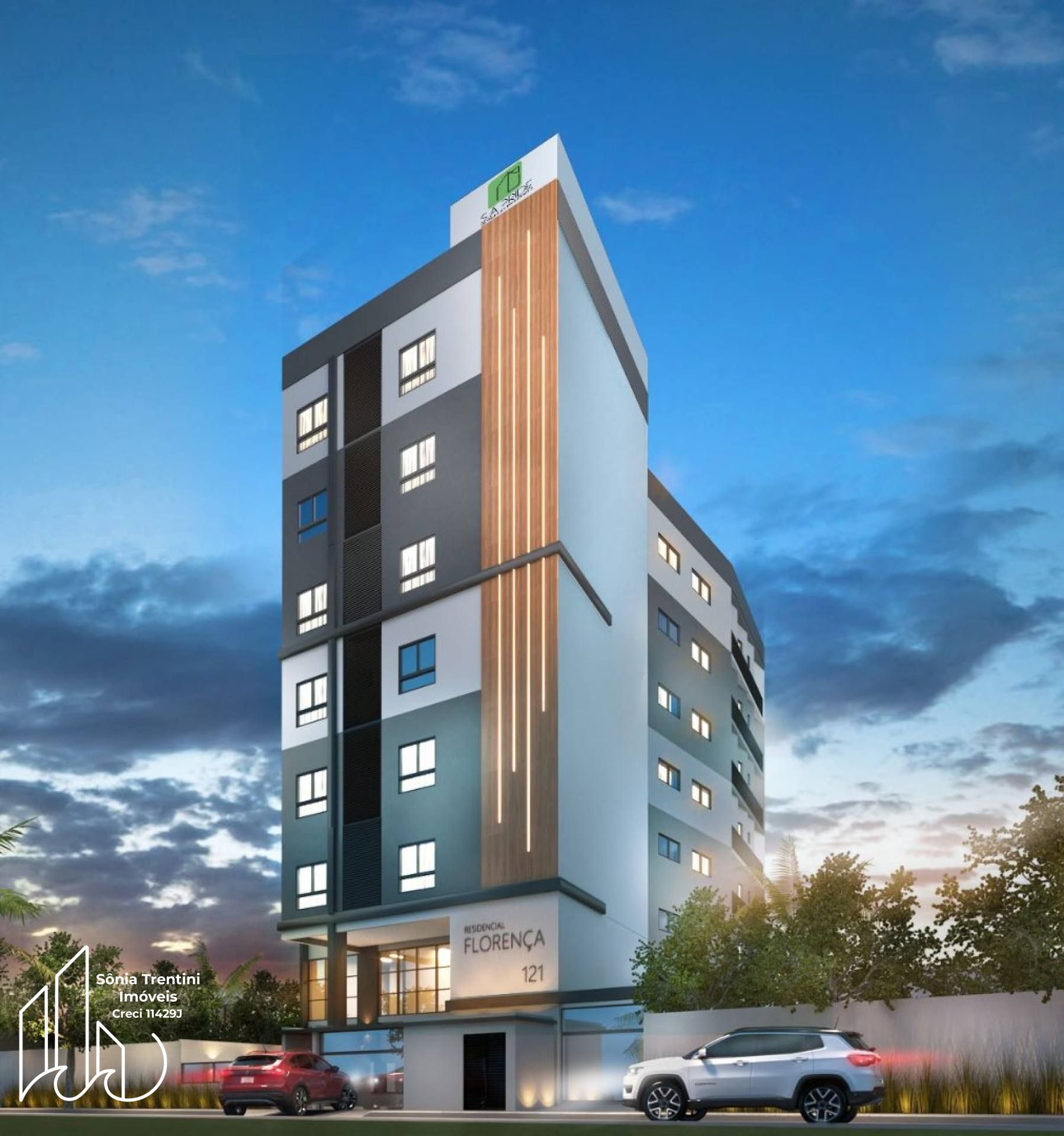 Residencial Florença - Apartamento com 1 Suíte e 1 Dormitório em Penha