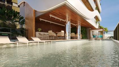 Motiró, casa suspensa, com vista para Marina de Itajaí