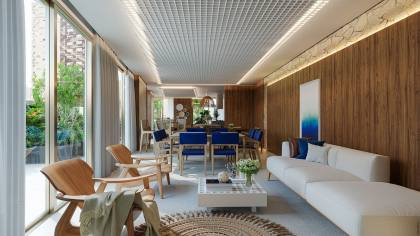 Motiró, casa suspensa, com vista para Marina de Itajaí