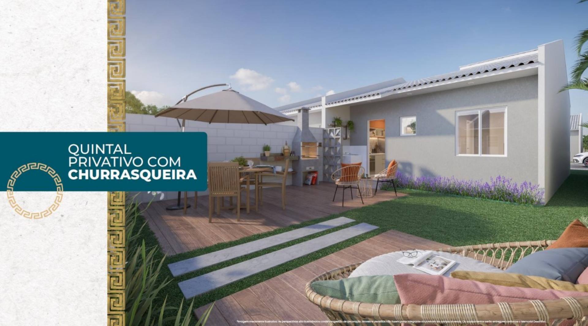Casa em Construção Campo Largo da Roseira - entrada facilitada