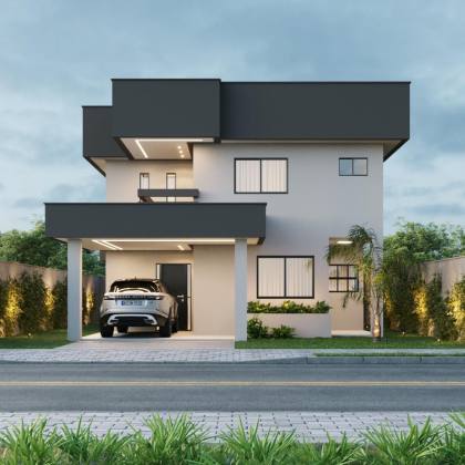 Casa em construção no Maluí Residence