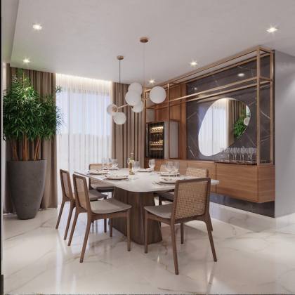 Casa em construção no Maluí Residence