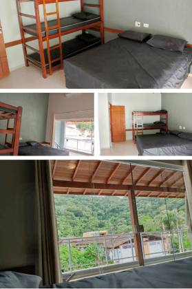 Casa na praia da cocanha com piscina em condomínio