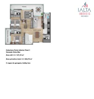 Cobertura no Massaguaçu, Condomínio Vista Mar - Caraguatatuba SP