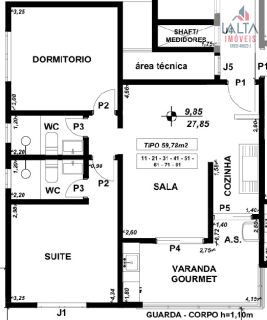 Oportunidade! Apto com vista MAR, Porto Novo - Caraguatatuba/SP