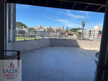 Apartamento mobiliado com 2 Dormitórios (1 Suíte) e Solarium Gourmet a 250m da Orla no Itaguá