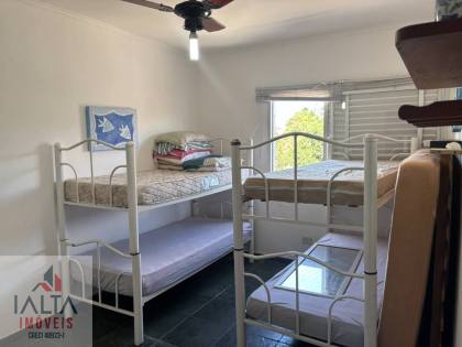 Apartamento mobiliado com 2 Dormitórios (1 Suíte) e Solarium Gourmet a 250m da Orla no Itaguá