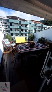 Apartamento Duplex Mobiliado a 80m da Praia com Solarium Privativo e Vista Panorâmica do Mar