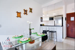 Apartamento Mobiliado com 2 Dormitórios e Lazer Completo a 800m da Orla do Itaguá em Ubatuba