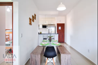 Apartamento Mobiliado com 2 Dormitórios e Lazer Completo a 800m da Orla do Itaguá em Ubatuba
