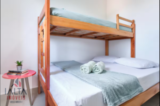 Apartamento Mobiliado com 2 Dormitórios e Lazer Completo a 800m da Orla do Itaguá em Ubatuba