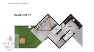 Casa em Condomínio no Itaguá com 2 Dormitórios, Piscina Infinita e Lazer Completo