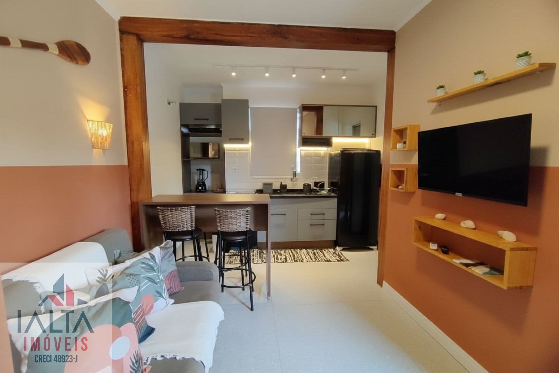 APARTAMENTO DESIGN PRONTO PARA MORAR OU RENTABILIZAR - PRAIA GRANDE
