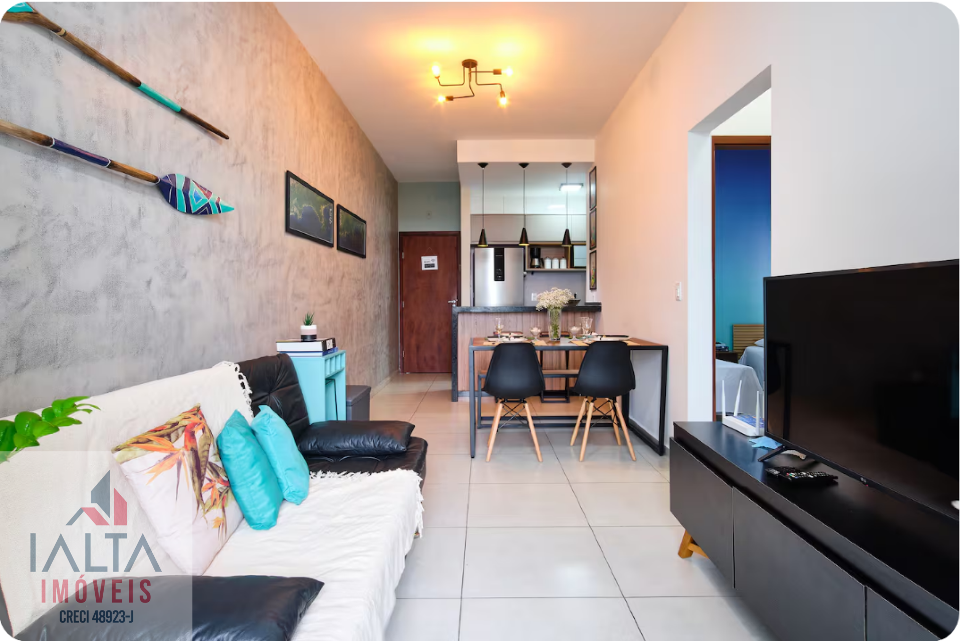 Apartamento Mobiliado com 2 Dormitórios e Lazer Completo - Ubatuba