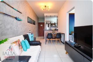 Apartamento Mobiliado com 2 Dormitórios e Lazer Completo - Ubatuba