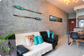 Apartamento Mobiliado com 2 Dormitórios e Lazer Completo - Ubatuba