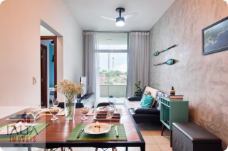 Apartamento Mobiliado com 2 Dormitórios e Lazer Completo - Ubatuba