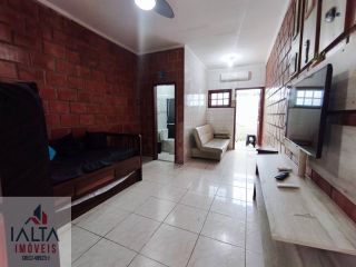 Flat à venda em Caraguatatuba com 1 quarto e piscina - Porteira Fechada na Vila Balneário Santa Martha