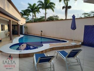 Casa 4 dorm. sendo 3 suites energia solar, piscina, hidromassagem, sauna, fino acabamento