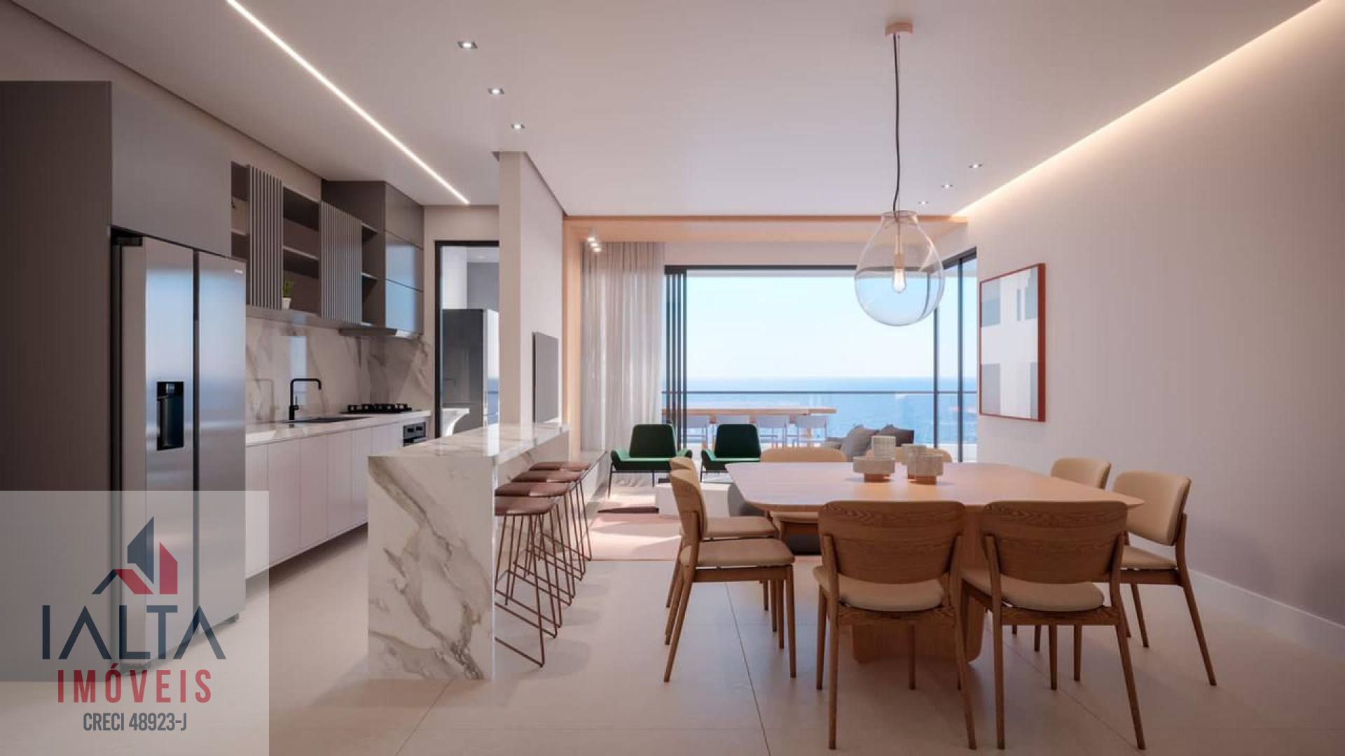 Cobertura Duplex frente mar no Indaiá - Ed. Barcelona
