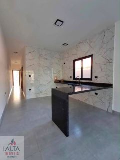 Casa nova com 3 dormitórios, Balneário Golfinho - Caraguatatuba/SP