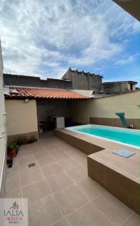 Casa 2 dormitórios com piscina - Praia das Palmeiras, Caraguatatuba/SP