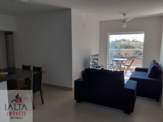 apto Centro Mobiliado,1suite, lavabo, ventiladores de teto, luminárias área de lazer no Condomínio,.
