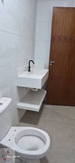 Casa nova 2 dormitórios no Balneário Golfinho, Caraguatatuba/SP