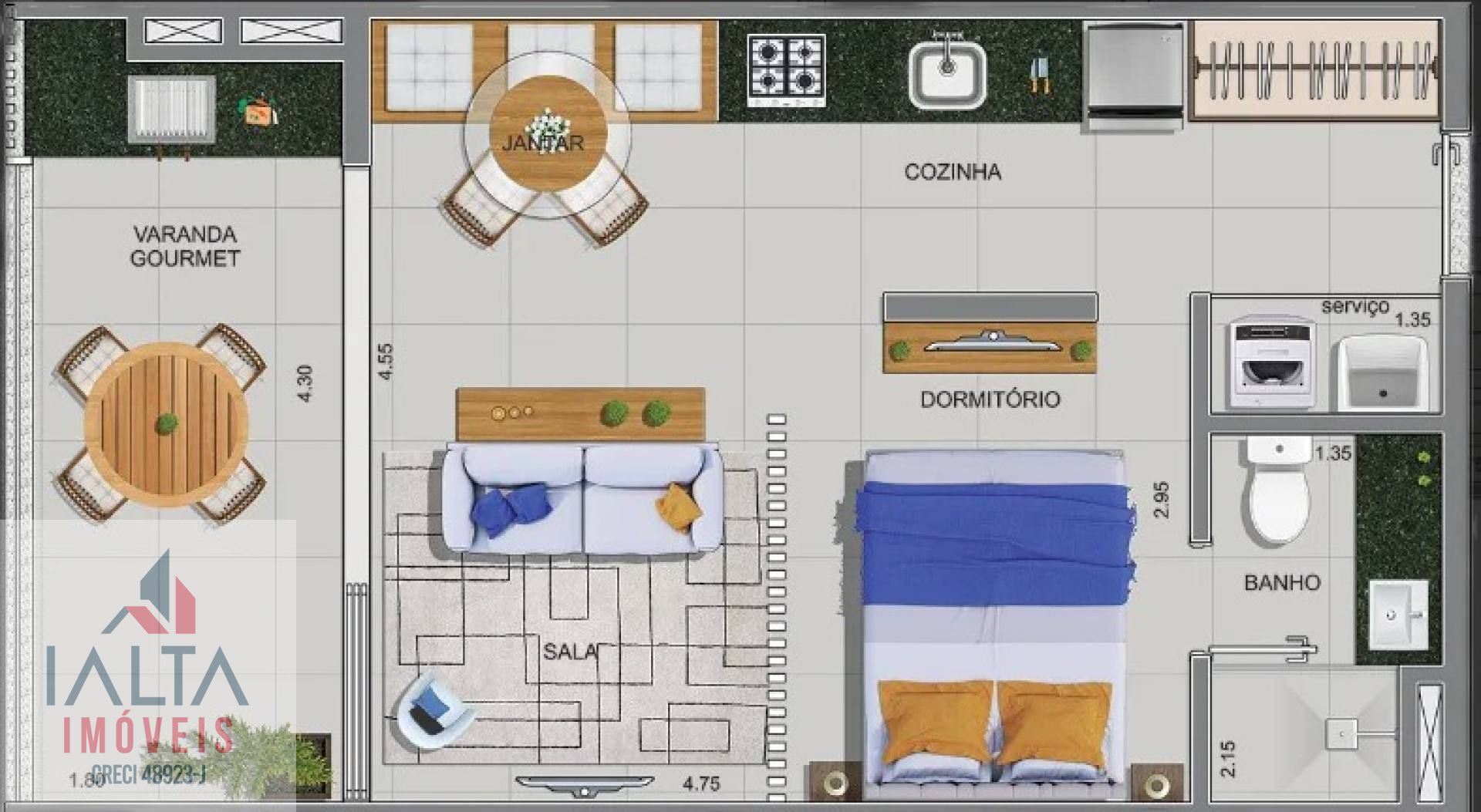 Studio moderno à venda – Excelente oportunidade para morar ou investir em Ubatuba!