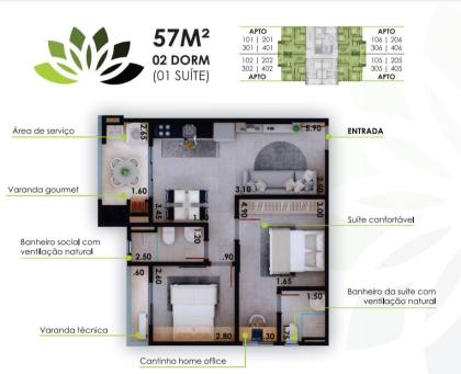 Apartamento novo próximo a praia!