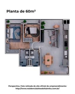 Oportunidade imperdível: Apartamento de 60m² no 9º andar com duas varandas e excelente posição solar!