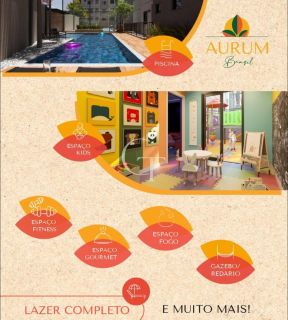 More no Bairro Brasil com Lazer Completo e Condições que Cabem no Seu Bolso! RESIDENCIAL AURUM BRASIL