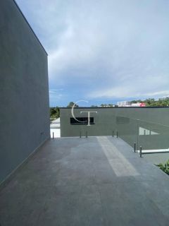Casa de alto padrão mobiliada à venda no Villas do Golf, em Itu | 3 suítes, piscina e projeto contemporâneo