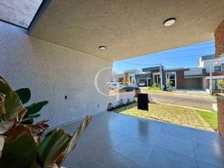 Casa Térrea Moderna com Espaço Gourmet no Condomínio Park Gran Reserve Indaiatuba