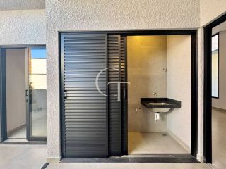 Casa Térrea Moderna com Espaço Gourmet no Condomínio Park Gran Reserve Indaiatuba