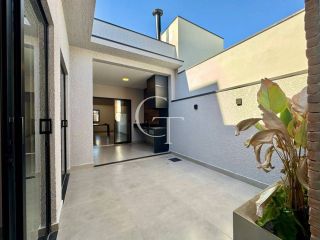 Casa Térrea Moderna com Espaço Gourmet no Condomínio Park Gran Reserve Indaiatuba