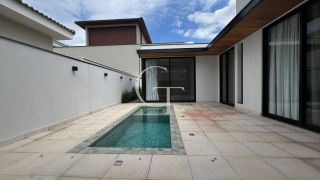 Casa Térrea Moderna no Condomínio Reserva Saint Paul Itu com piscina e spa aquecidos