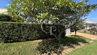 Casa térrea de esquina com piscina no Condomínio Fazenda Palmeiras Imperiais em Salto | 3 suítes | ao lado da área verde | aceita permuta