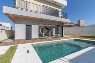 CASA ALTO PADRÃO CONDOMÍNIO UNA ITU | TERRENO DIFERENCIADO 555M² | 4 SUÍTES | PISCINA COM SPA | NOVA 2025