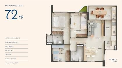 Apartamento Para Vender com 3 quartos 1 suítes no bairro Imbiribeira em Recife