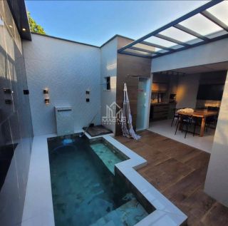 CASA EM CONDOMÍNO MOBILIADA