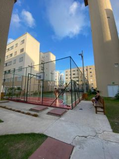 Apartamento térreo 2 quartos (1 suíte) no Residencial Jardim Maceió, Condomínio completo