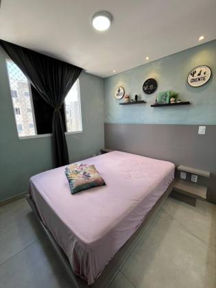 BD - Apartamento 2 quartos com planejados no Parque Mirante da Barra, próximo ao Parque Shopping