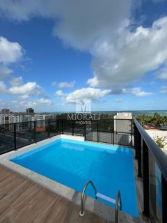 BD - Apartamento 2 quartos com varanda no Edifício Paris, Jatiúca, próximo a Lagoa da Anta