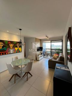 BD - Apartamento 3 quartos nascente porteira fechada no Smart 70 na Ponta Verde