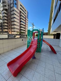 BD - Apartamento 92m² a 2 quadras da praia 3 quartos com suíte no Edf Málaga