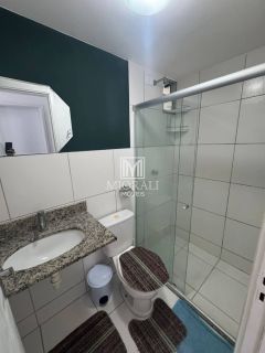 DS - Apartamento mobiliado no Vista do Atlântico no São Jorge, 2 quartos, com suíte